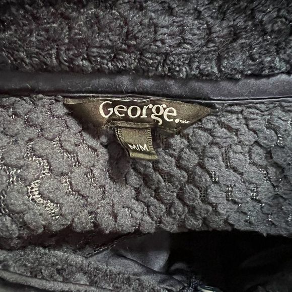 🌿4/$35🌿 GEORGE Blue Zip Up Robe (M) - Picture 6 of 8